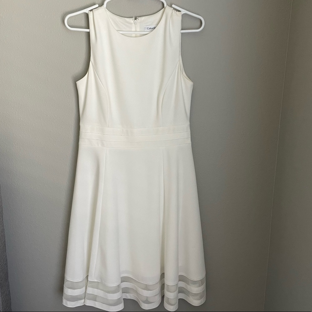 Women’s Calvin Klein White Dress